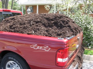 Delivery of Hardwood Bark Mulch